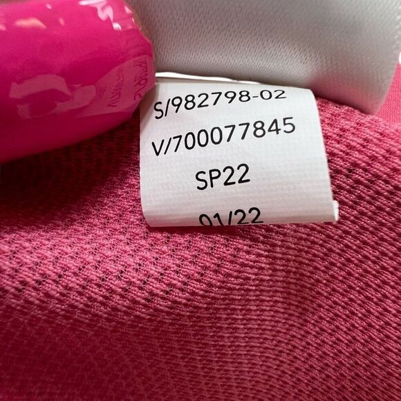 Athleta Run With It Printed Floral Lightweight Jacket Full Zip Pink Size Small - Picture 7 of 12